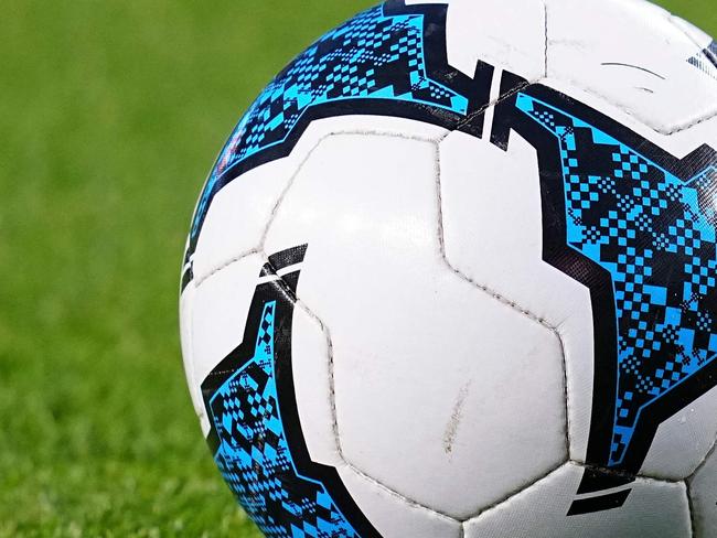 PHILADELPHIA, PENNSYLVANIA - MARCH 22: A general view of a soccer ball prior to to friendly match between El Salvador and Argentina at Lincoln Financial Field on March 22, 2024 in Philadelphia, Pennsylvania.   Mitchell Leff/Getty Images/AFP (Photo by Mitchell Leff / GETTY IMAGES NORTH AMERICA / Getty Images via AFP)