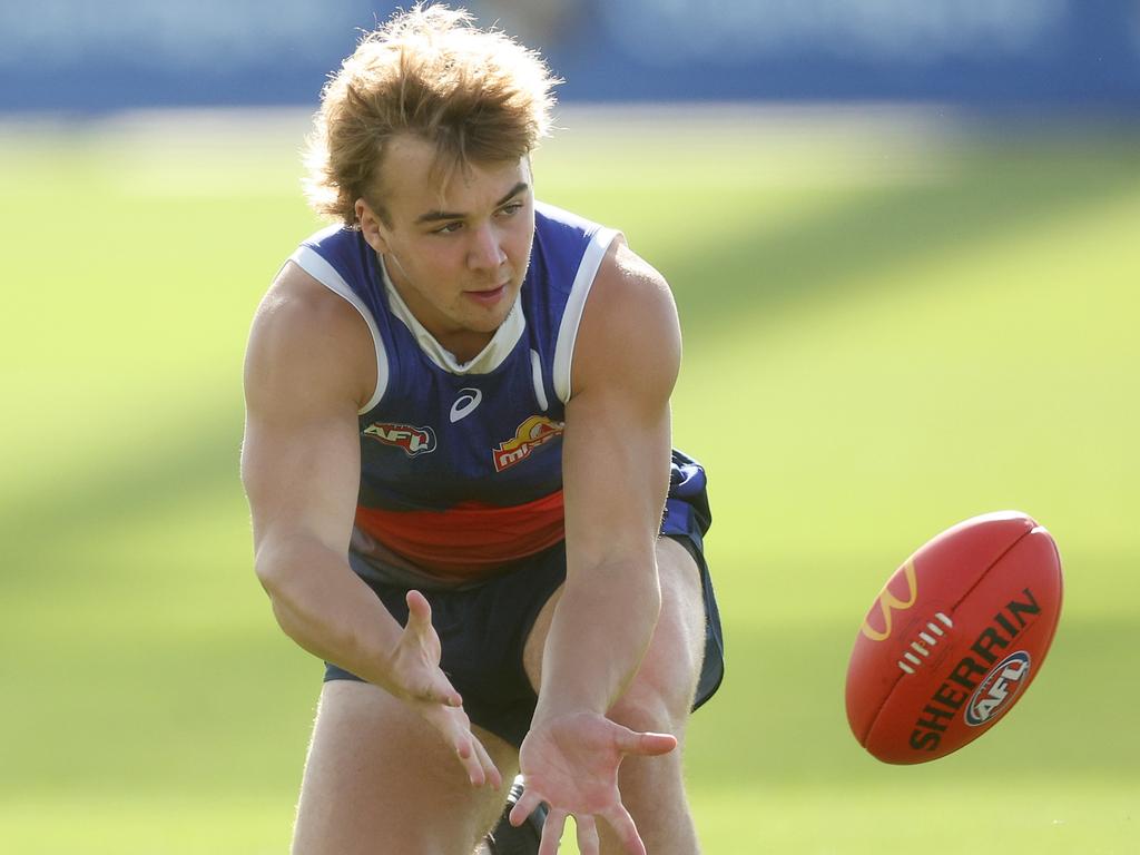 Ryley Sanders is now a MID-FWD. Picture: Daniel Pockett/Getty Images