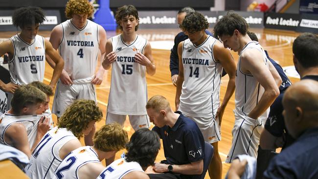 Victoria Navy during their win over the NBA Global Academy. Picture: Sports in Focus