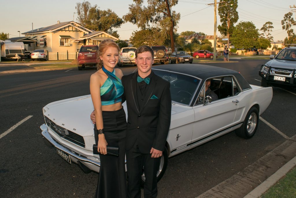 MUSTANG MAGIC: Kaylah Lucht and Jackson Dowling. Picture: Owen Studios