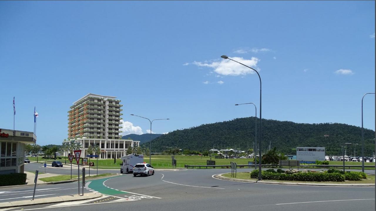 An impression of the proposed hotel from Airlie Beach.