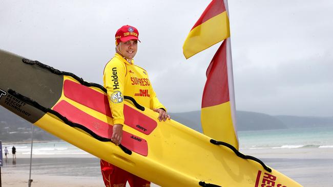 Big honour: Lorne Surf Club lifesaver and Victorian Lifesaver of the Year Heath Armstrong has developed water safety programs for people from non-English speaking backgrounds. Picture: Andy Rogers