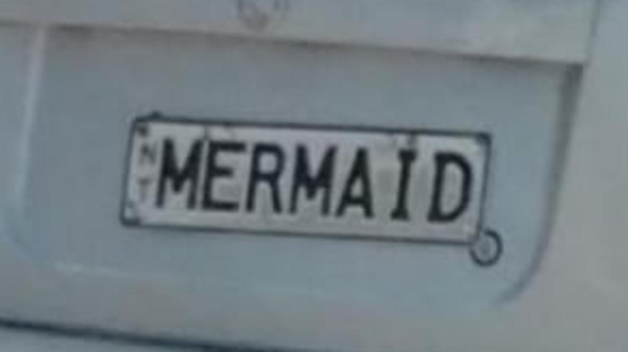 NT funny number plate, MERMAID. Picture: Facebook / Jodee Ritchie