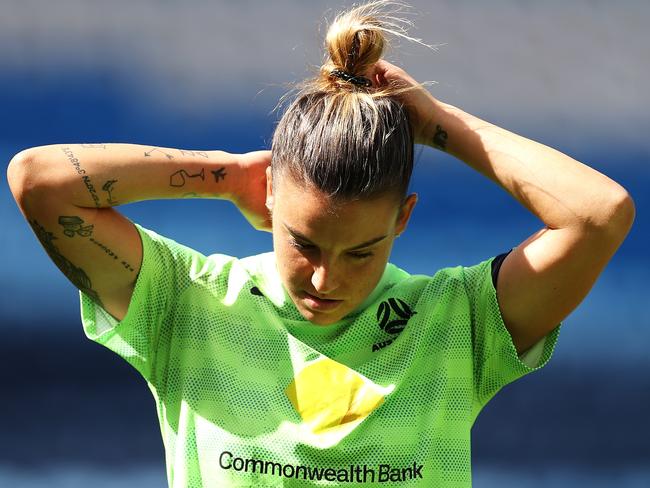 Chloe Logarzo has been left out of the Matildas squad to play in the Cap of Nations. Picture: Mark Kolbe/Getty Images