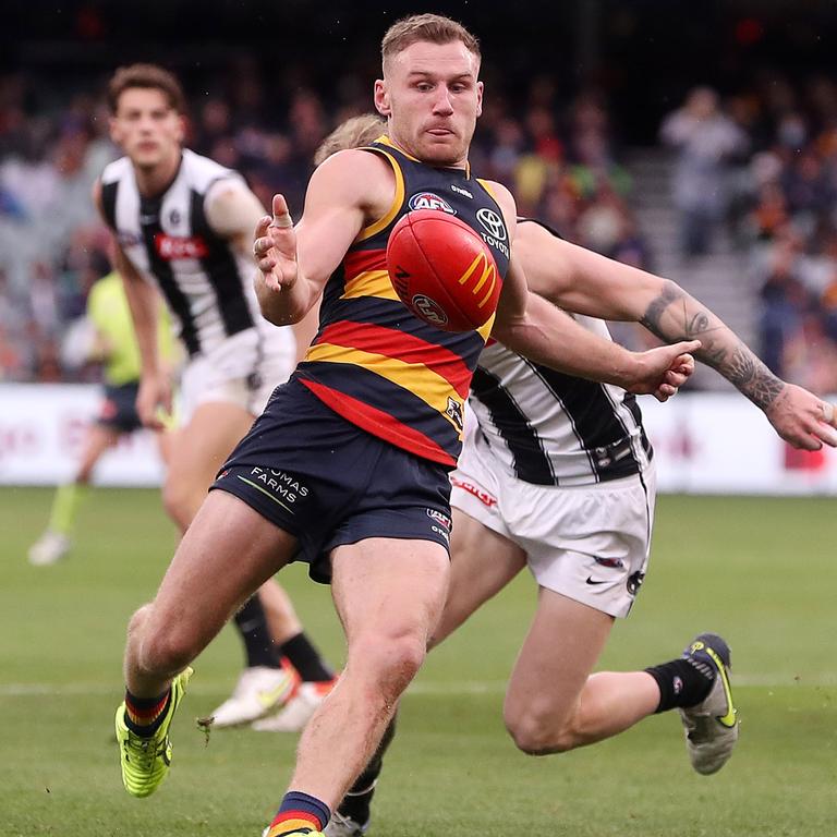 Rory Laird has had another outstanding season. Picture: Sarah Reed/AFL Photos via Getty Images