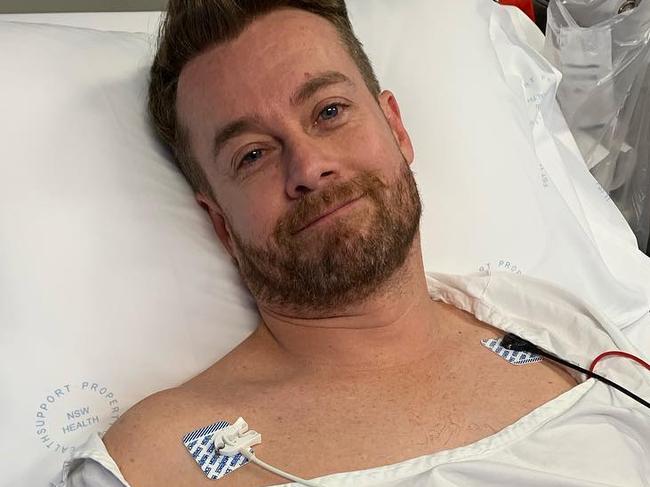 Chezzi shared a photo of a sore-looking Denyer on her Instagram, praising his strength