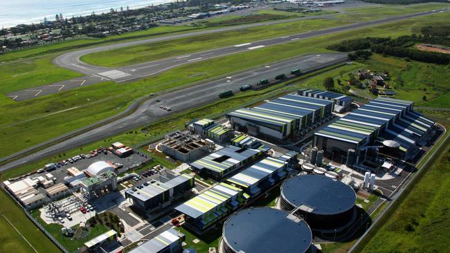 The Tugun Desalination Plant on the southern Gold Coast.