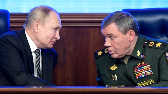 Russia's top military brass has been routinely criticised by the Wagner Group chief. Picture: Sputnik, Kremlin Pool Photo via AP, File