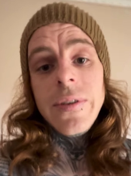 Corey Worthington continued the rant on social media after arriving home, accusing TV journalists of 