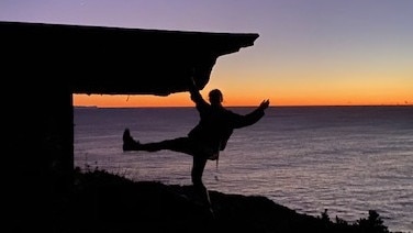 A photograph of Annika Ferry, 21, of Balgowlah, taken just moments before she fell and died from a head injury at an abandoned military building at Bluefish Pt, on Sydney's North Head. The image was given to the Manly Daily by Ms Ferry's family.