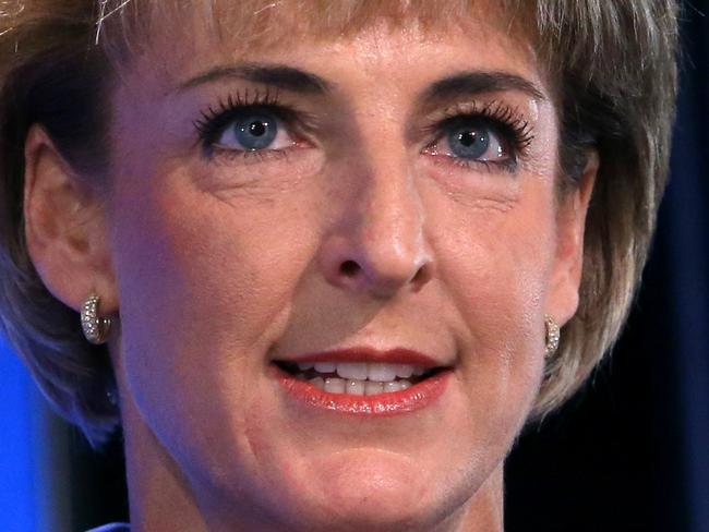 Senator Michaela Cash, Minister Assisting the Prime Minister for Women at the International WomenÕs Day UN Women Australia Forum at the National Press Club in Canberra .