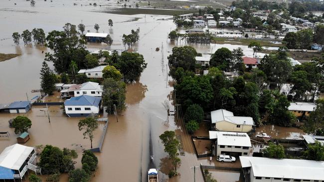 The clean up continues in Lismore after record rains and flood hit the northern NSW town. Picture: Toby Zerna