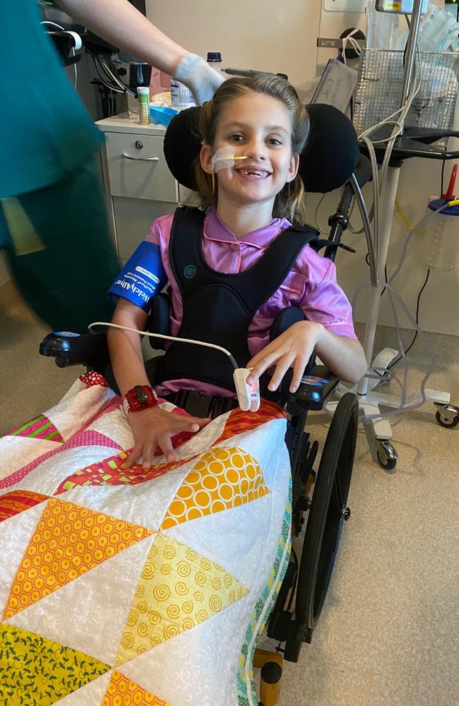 Emilee Scholefield sustained a traumatic brain injury after falling off her horse when she was five. She was flown to Brisbane and spent weeks in a coma.