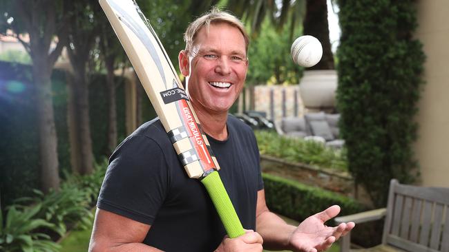 HOLD FOR HERALD SUN PIC DESK------Shane Warne is helping open up a new cricket academy for people/kids of all ages/ability with a view to making sure hidden gem talents arenÃt lost to Australian cricket. Picture: Alex Coppel.