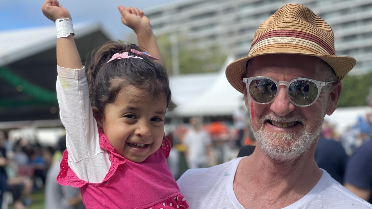 Cairns Italian Festival 2023: CAmara and Stuart Hunter. Picture: Bronwyn Farr