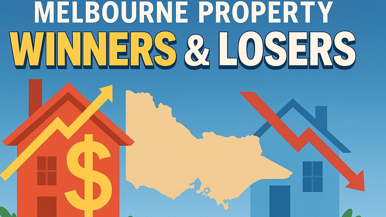Melbourne property market divided: Top suburbs where sellers profit and buyers score deals. Artwork generated with Google Gemini