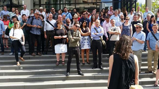 Fairfax Media journalists in Melbourne and Sydney went on strike in March.