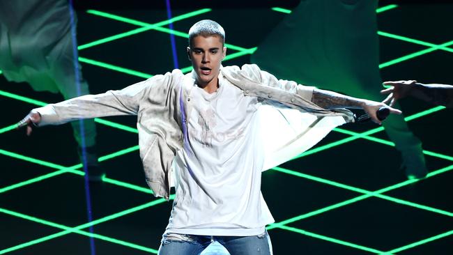 Bieber fever will grip Australia again when he brings his Purpose shows to stadiums. Picture: Kevin Winter/Getty Images.