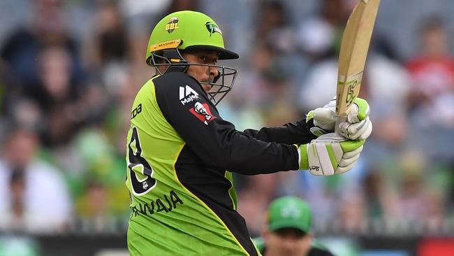 Usman Khawaja was at his imperious best on Saturday night.