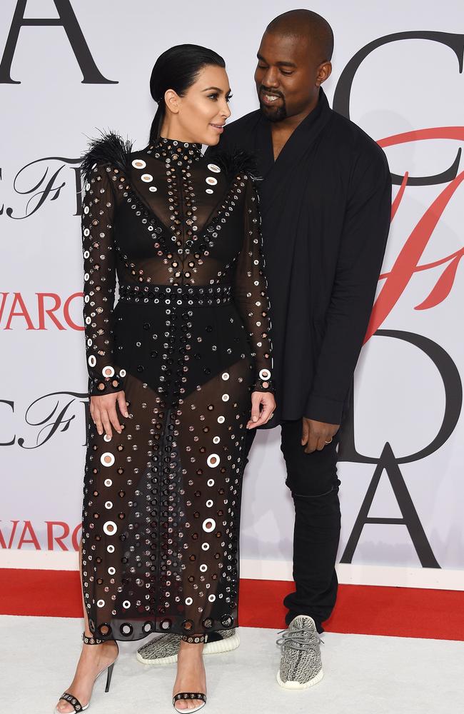 Pregnant Kim Kardashian, Kanye West At Cfda Awards 2015 | News.Com.Au ...
