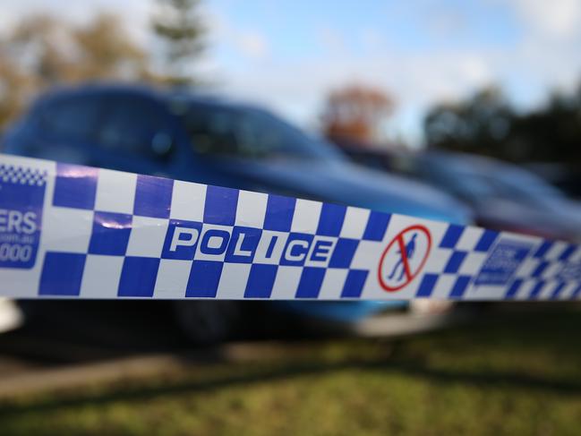 MELBOURNE, AUSTRALIA- NewsWire Photos June 25 2022,  Generic View of Police line tape at a crime scene.Picture: NCA NewsWire /Brendan Beckett