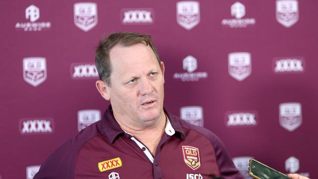 Kevin Walters, Maroons State of Origin coach speaks about the retirement of Greg Inglison, Monday April 15th, 2019 (Image AAP/Steve Pohlner)