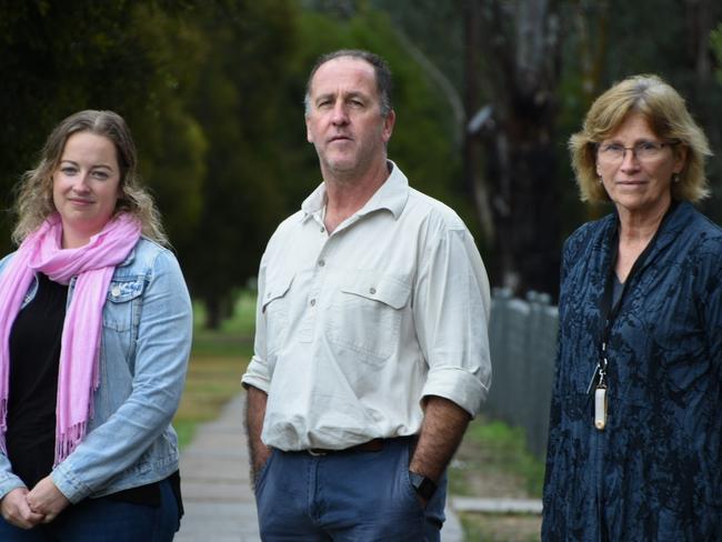 Inverell teacher Damien Fleming, pictured with fellow teachers Tegan Morgan and Caroline Wilson, said more specialist teachers were needed. Picture: Tyson Perkins