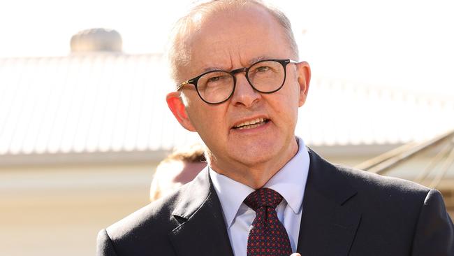 Opposition Leader Anthony Albanese said the Morrison government had failed to give Australian women the respect they deserve. Picture: Liam Kidston