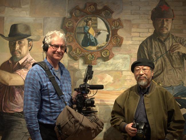 JiaWei Shen with director James Bradley.