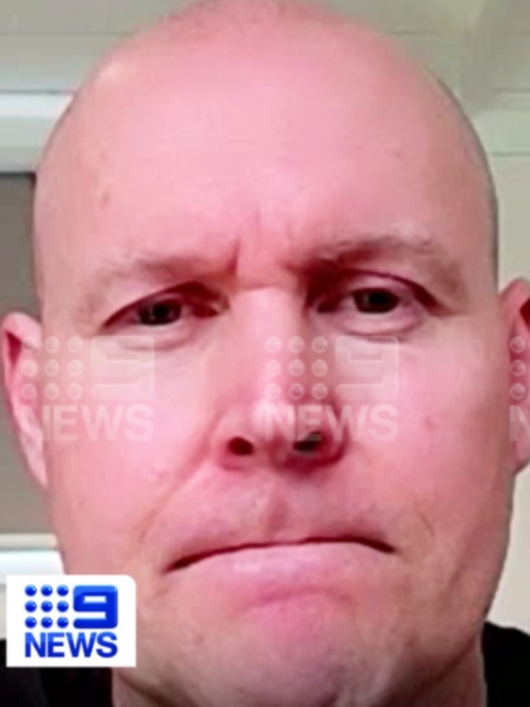 He went with his godfather Pete who is also in quarantine but has so far tested negative. Picture: Nine News