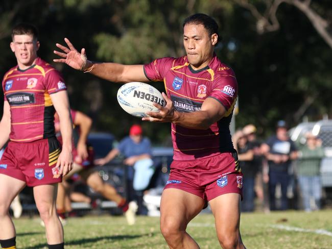Thirlmere’s Tim Simona prepares to launch a bomb. Picture Warren Gannon Photography