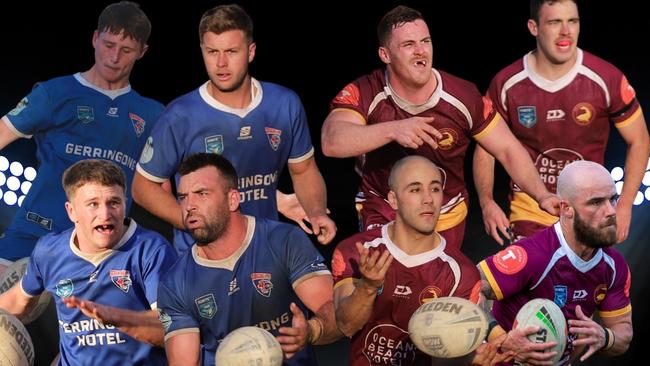 Gerringong Lions take on Shellharbour Sharks in the 2023 Group 7 grand final. Pictures: Steve Montgomery, Thomas Lisson