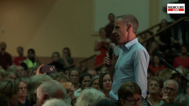 KUNANYI / MT WELLINGTON CABLE CAR PUBLIC MEETING AT CITY HALL, HOBART