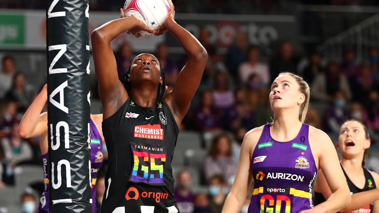 The Firebirds put up a strong fight in the fourth quarter but it wasn’t enough to steal victory from the Magpies. (Photo by Chris Hyde/Getty Images)