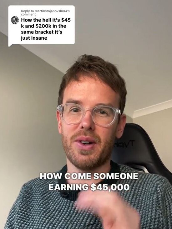 Aussies have been slamming the coming changes, claiming they only benefit high income earners. Picture: James Wrigley/TikTok