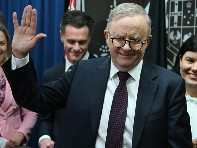 BRISBANE, AUSTRALIA - NewsWire Photos - AUGUST 16, 2023.Prime Minister Anthony Albanese speaks during a press conference following a National Cabinet meeting in Brisbane.Picture: Dan Peled / NCA NewsWire