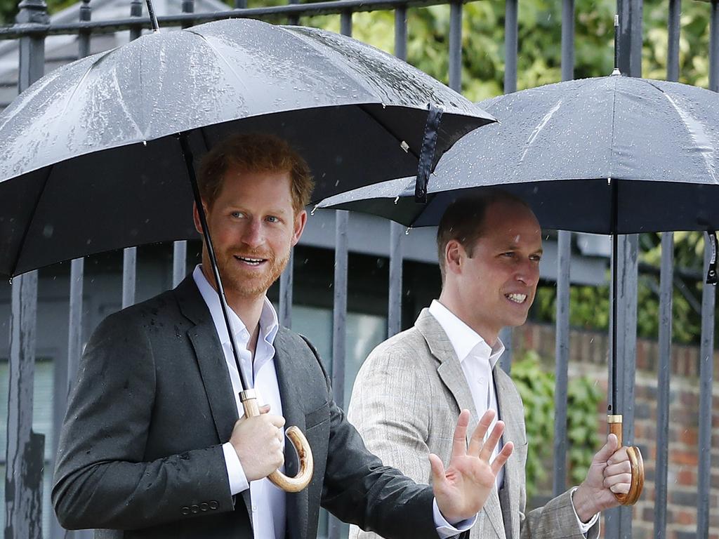 In happier times … Harry and Wills in 2017. Picture: Getty