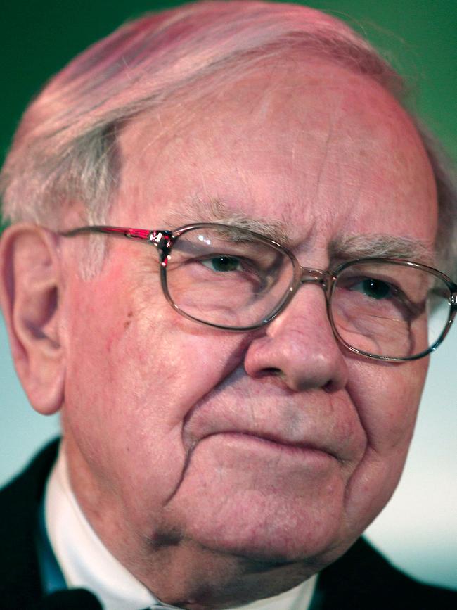 Warren Buffett, Chairman and CEO of Berkshire Hathaway and Co-Chairman of Goldman Sachs. (Photo AFP)