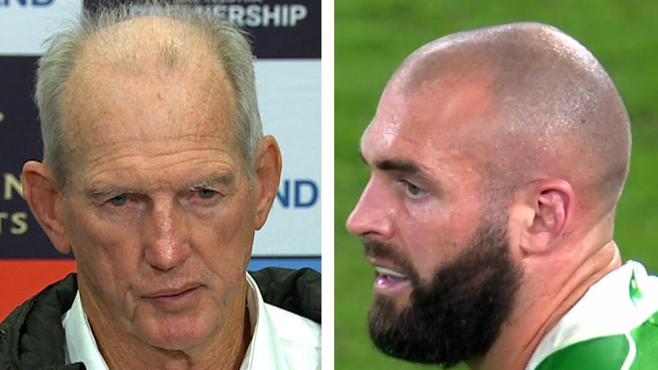 Wayne Bennett and Mark Nicholls