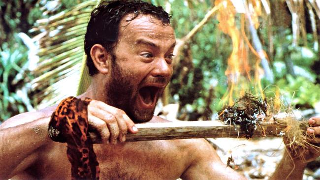 "I have made fire!" Tom Hanks in Castaway (2000)