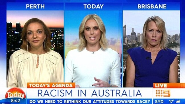 Anne Aly, Sylvia Jeffreys and Jane Fynes-Clinton discuss racism on The Today Show