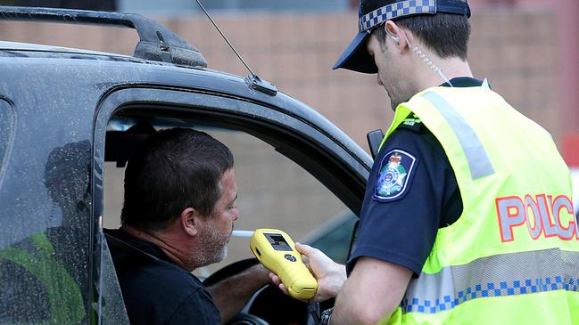 Roadside breath testing will be suspended in Queensland due to the coronavirus outbreak. Picture: Marc Robertson