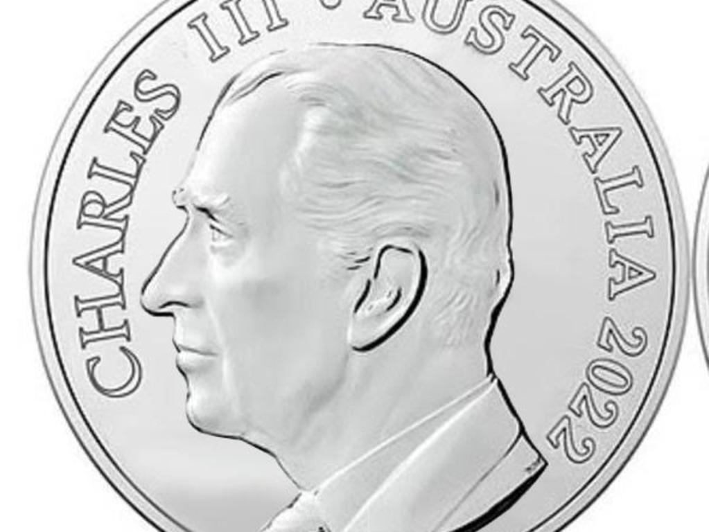 King Charles will face left in his new coin. (Mock up image)