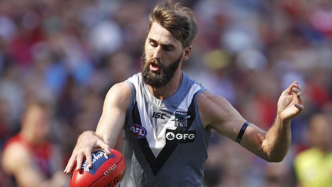 Justin Westhoff was recently dropped by the Power. Picture: AAP Images