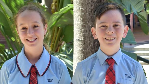 Springfield Anglican College 2023 School Captains L-R Grace O’Bryan, Eamon Alexander, Picture: Contributed