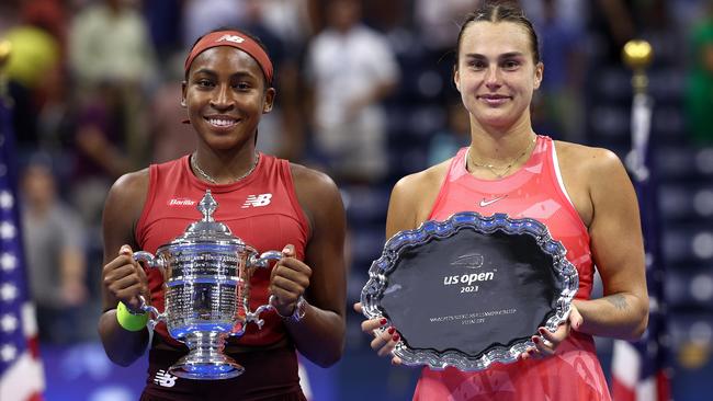 Gauff took home the victory when these two met in the US Open final. (Photo by Elsa/Getty Images)