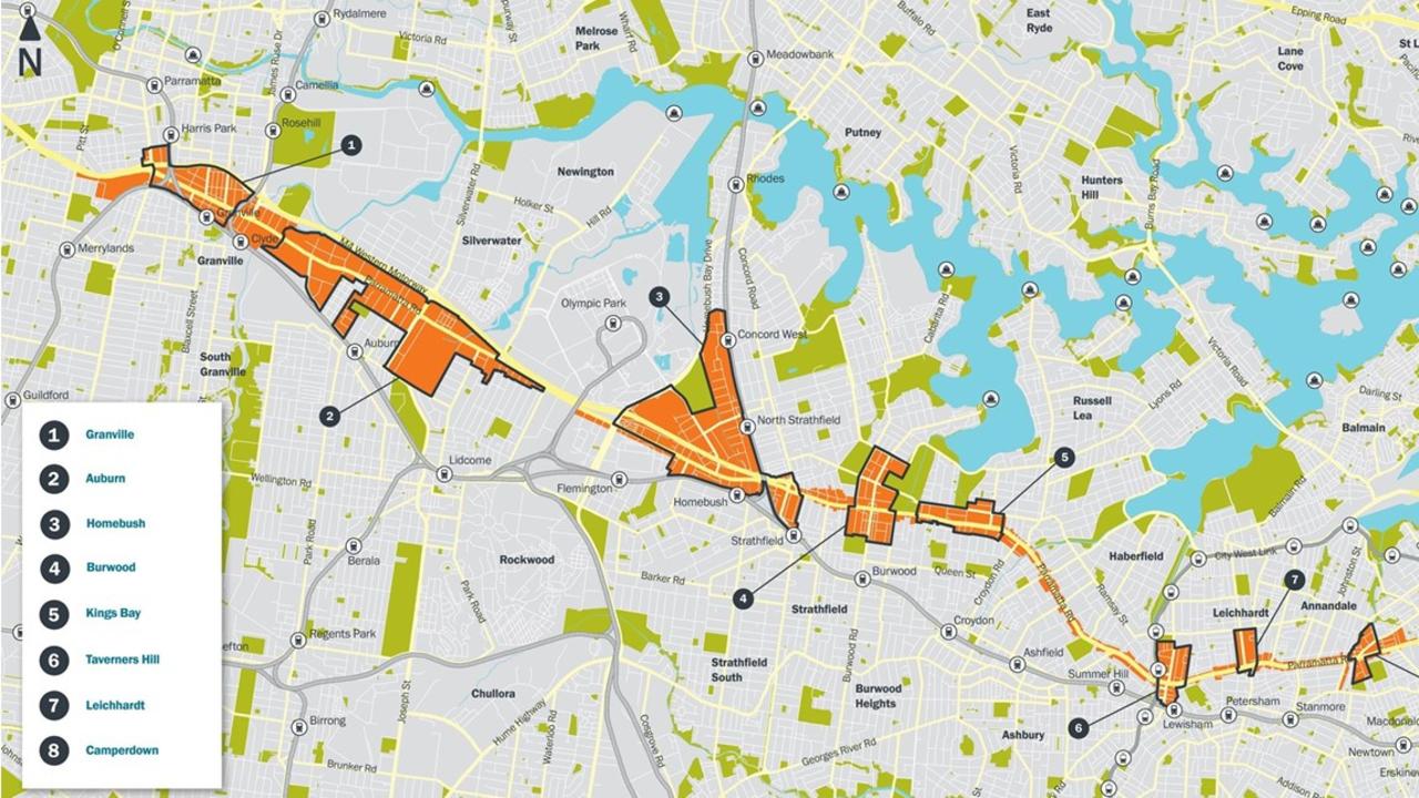 The Parramatta Road Corridor Urban Transformation Strategy (PRCUTS) aims to build over 27,000 new homes and create 50,000 new jobs along the Parramatta Road Corridor. Picture: Inner West Council