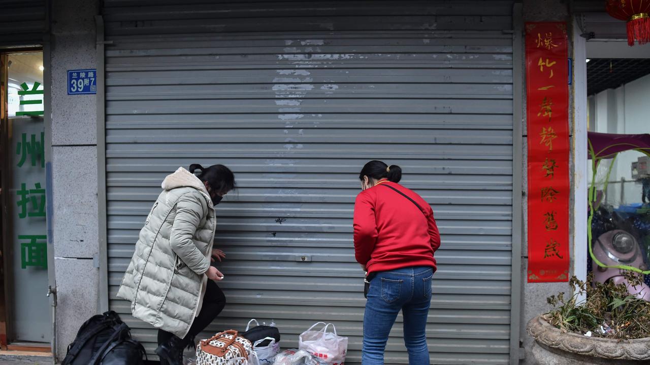 Some merchants have closed their shops amid the crisis. Picture: AFP/Hector Retamal