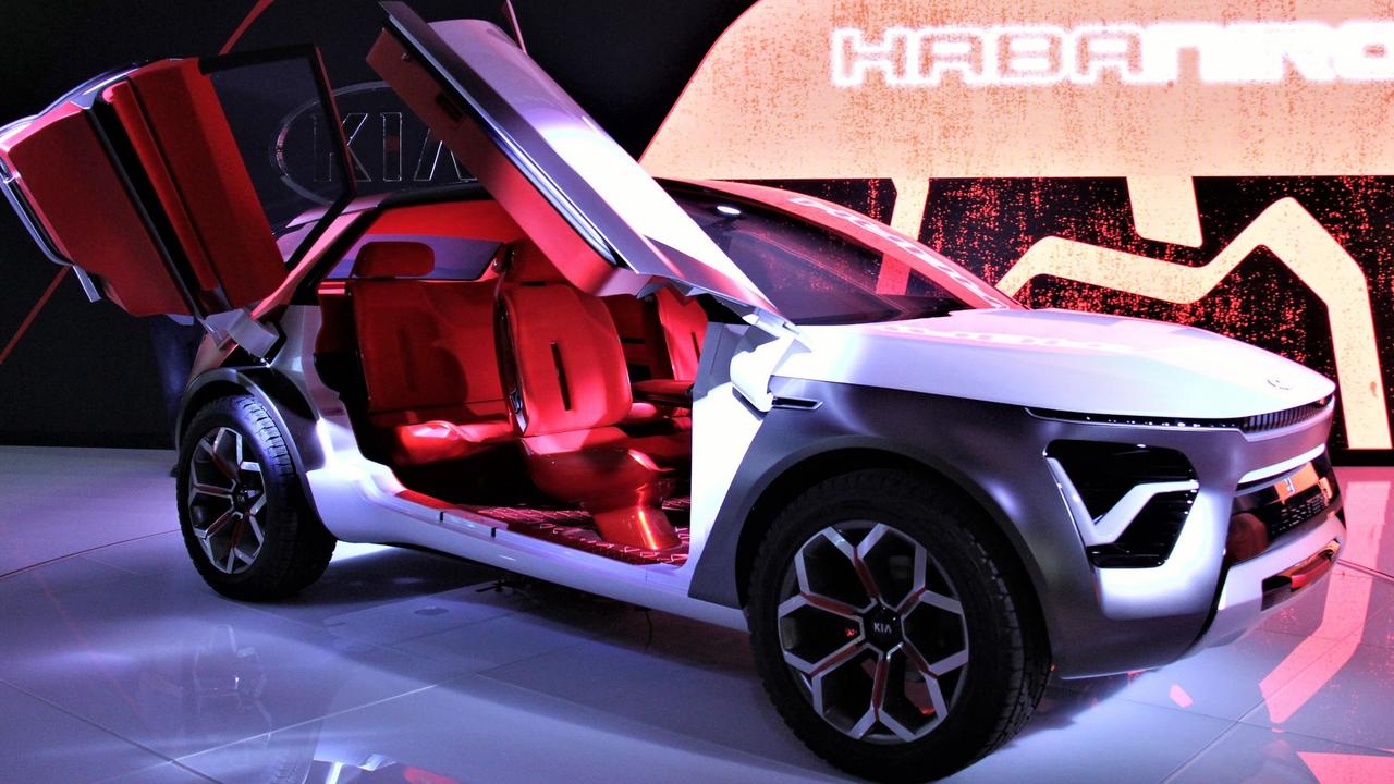 Kia claims the HabaNiro concept can travel up to 500km on a single charge.