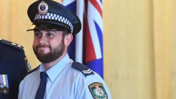 Senior Constable Troy Cridland when he was a police officer.